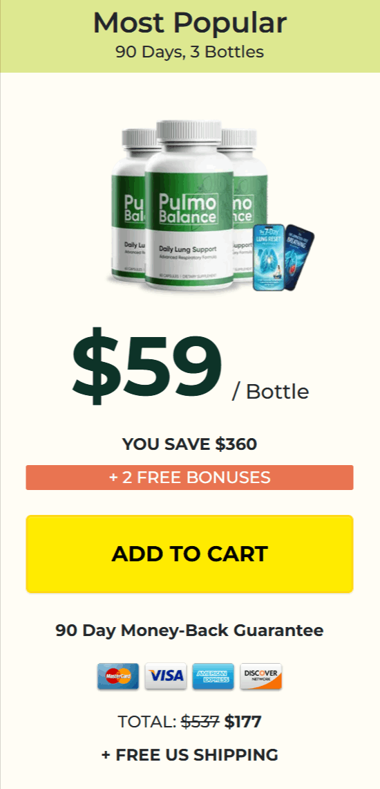 Pulmobalance price 3 bottle